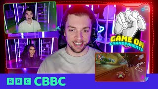 Slogo Yammy and Jelly battle it out on Team Sonic Racing  CBBC [upl. by Adnama]