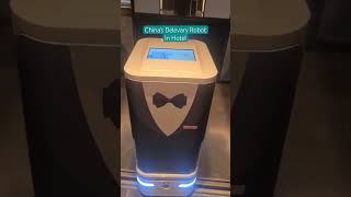 Chinas delivery Robot in Hotel [upl. by Eiralih18]