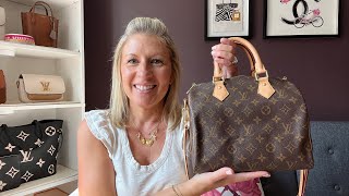 Louis Vuitton Speedy 25 Bandoulière review…is it better than the Graceful 🤷🏼‍♀️ [upl. by Auqinimod]