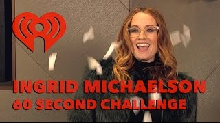 Ingrid Michaelson 60 Second Challenge Interview  Artist Challenge [upl. by Cioban]