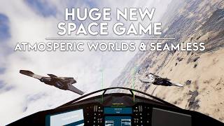 Qanga  MASSIVE Space Game  Seamless Landings Atmospheric Planets and More [upl. by Susejedairam894]