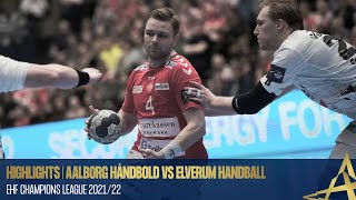 HIGHLIGHTS  Aalborg Håndbold vs Elverum Handball  Round 12  EHF Champions League 202122 [upl. by Aynot98]