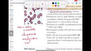 Sickle cell anemia p1 haematology 51 First Aid USMLE Step 1 in UrduHindi [upl. by Harpole]