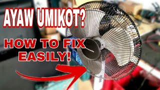 ELECTRIC FAN REPAIR  EASILY FIX  Electric Fan ayaw umikot [upl. by Caraviello]