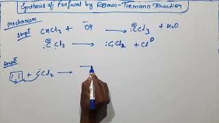 Synthesis of furfural by Reimer Tiemann reaction [upl. by Eittak]