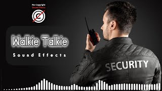 10 Walkie Talkie sound effect no copyright  Police Radio Chatter  HQ [upl. by Aiyot]