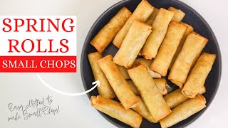 NIGERIAN VEGETABLE SPRING ROLL RECIPE [upl. by Kaehpos]