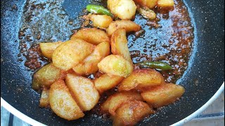 How to make Potato Tomato Fry Recipe  Potato Fry  Fry Potato recipe  How to make Potato Recipe [upl. by Doig]