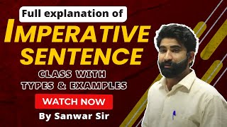 Full explanation of imperative sentencestypes amp examplesDaily Use ImperativeSpoken English Course [upl. by Einnij]