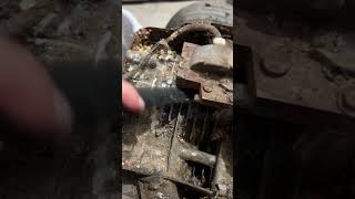 🐭🐭🐭 Barn Find Motor Cleanup Step 1 DeMousing 🐁 [upl. by Tiler]