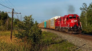 SD40 CPR 5920 at Cherrywood AUG 3024 [upl. by Nwahsit652]