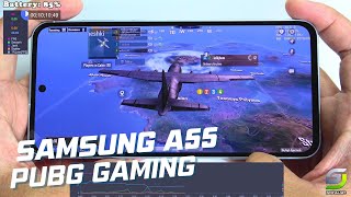 Samsung Galaxy A55 test game PUBG Mobile  Exynos 1480 [upl. by Alya]