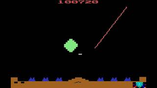 Atari 2600 Game Missile Command 1980 Atari [upl. by Sam541]