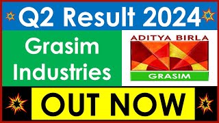 GRASIM INDUSTRIES Q2 results 2024 GRASIM results today GRASIM INDUSTRIES Share News  GRASIM Share [upl. by Malet]