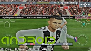 PES 2019 PS2 Gameplay Android POCOPHONE F1  Damon PS2 Emulator [upl. by Willmert]