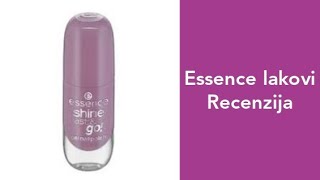 ESSENCE LAKOVI ZA NOKTE  RECENZIJA [upl. by Ellener]