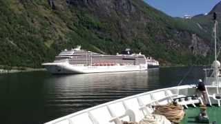 MSC Poesia in Geiranger [upl. by Querida786]