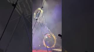 Amazing Wheel of Death Performance Great Show at Circus Vargas 🎪circusvargas [upl. by Nospmis]