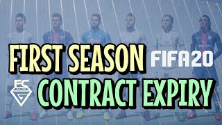 FIFA 20 1ST SEASON CONTRACT EXPIRY PLAYERS [upl. by Amling]