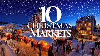 10 Most Beautiful Christmas Markets to Visit in Europe 🎅  Christmas Markets 2023 [upl. by Wrightson]