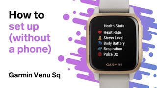 How to Set Up Garmin Venu Sq Music WITHOUT a Phone [upl. by Starling]