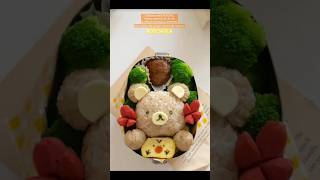 Rilakkuma Bear Bento box 🐻 shorts cutefood viral aesthetic [upl. by Nart]