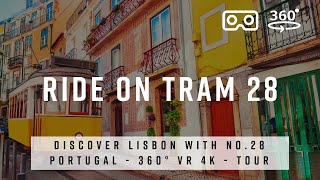 Ride on Lisbons Famous Tram 28  Lisbon 🇵🇹 Portugal [upl. by Camden472]