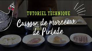 TUTO Comment cuire vos morceaux de pintade  Avec le Chef belge Corentin Rochez [upl. by Ytte31]