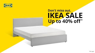 Incredible prices with the IKEA Sale  Up to 40 off [upl. by Winchell]