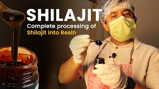 Shilajeet Resin Complete Shilajit Making Process from Shilajit Stone to Shilajit Resin [upl. by Sudbury381]