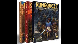 Unboxing  Runequest Roleplaying in Glorantha Slipcase Edition [upl. by Elleral]