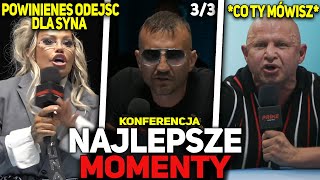 MOCARNY PANEL  KONFERENCJA PRIME MMA 9  NAJLEPSZE MOMENTY 33 [upl. by Bambie]