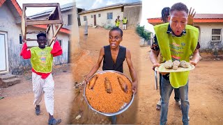 Little kid turns stone and sand to rice and turkey 😱 [upl. by Tj975]