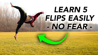 Learn 5 Easy Flips ASAP  How to Do Without Just Sending [upl. by Lamoree429]