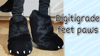 How to make Digitigrade Feet Paws for a Fursuit  Tutorial [upl. by Ludwig]