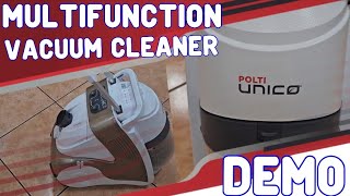 POLTI UNICO  Steam Vacuum Cleaners  DEMO on how to use [upl. by Asital485]