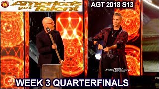 Aaron Crow Mentalist with Howie part1 amp INTRO STORY QUARTERFINALS 3 Americas Got Talent 2018 AGT [upl. by Labors]