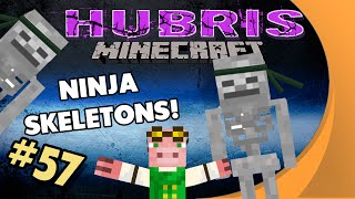 Minecraft Hubris  57  Ninja Skeletons [upl. by Lian]