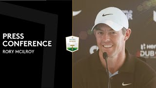 Rory McIlroy’s Press Conference  2023 Hero Dubai Desert Classic [upl. by Lamak488]