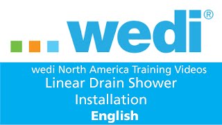 EN Installing a linear drain shower wedi Fundo Riolito with Click and Seal™ [upl. by Speroni]