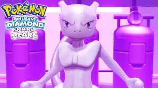 How to Catch Mewtwo in Pokemon Brilliant Diamond amp Shining Pearl 4K60FPS [upl. by Ynafetse]