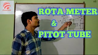 Hindi Rota meter amp Pitot tube  Chemical Pedia [upl. by Zoba]