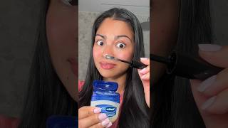 can vaseline curl lashes better than mascara 😱  beauty tips youtubeshort beauty beautytips [upl. by Ylicec251]