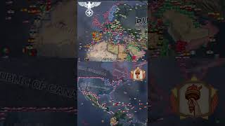 Will Liberty or Fascism win  Democratic USA Vs Fascist Globe Hoi4 Timelapse Please sub and like [upl. by Clapp]