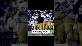 rip legendary notre dame coach gerry faust [upl. by Madea]