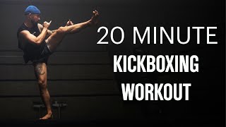 20 Min Kickboxing Workout  Cardio Kickboxing  No repeats [upl. by Ahsiya]