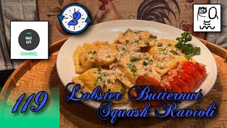 The MAX AC Channel 119 Lobster Butternut Squash Ravioli [upl. by Horwitz]