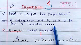 Method Overriding in Java [upl. by Amethyst]