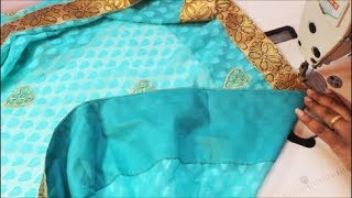 சேலை False தைப்பது எப்படி  How To Stitch Saree False [upl. by Adnuhsal]