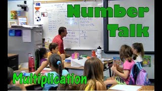 Number Talk Multiplication [upl. by Adnoluy891]